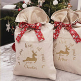Hotte de Noël personnalisée
