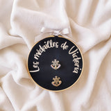 Cadre médaille de ski personnalisable