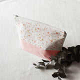 Trousse de toilette enfant à motif étoiles fait main en france vioc & pic