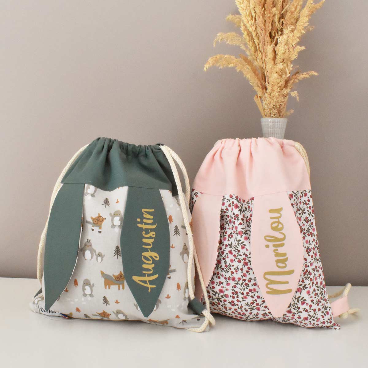 Lapin Sac A Dos Bebe Creche Personnalisable Sac à Dos Bébé Crèche