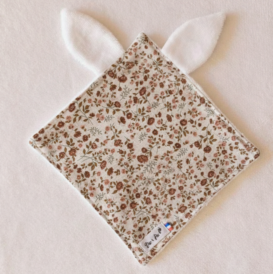 Doudou plat lapin