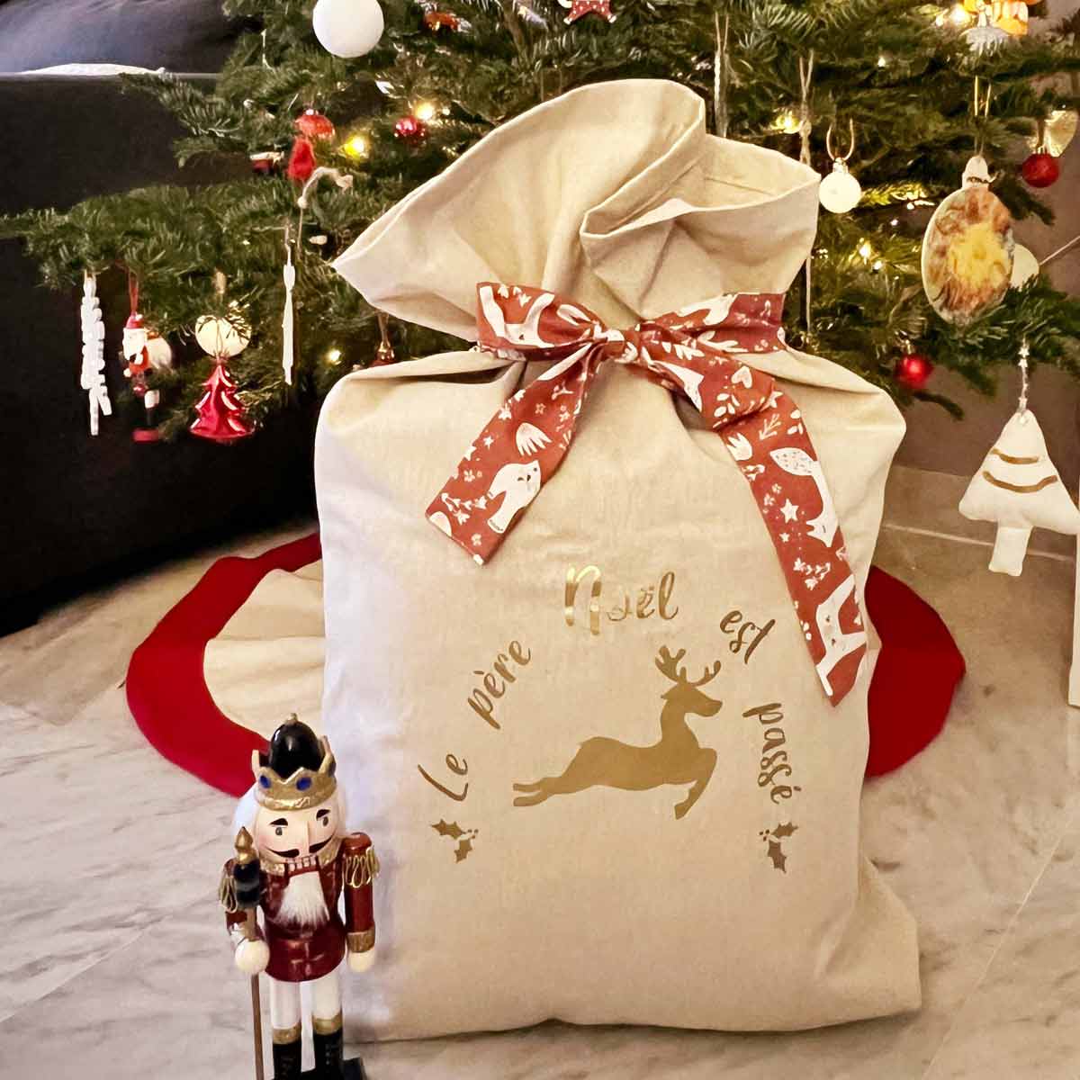 Hotte de Noël personnalisée