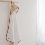photo cape de bain motif poirettes 
