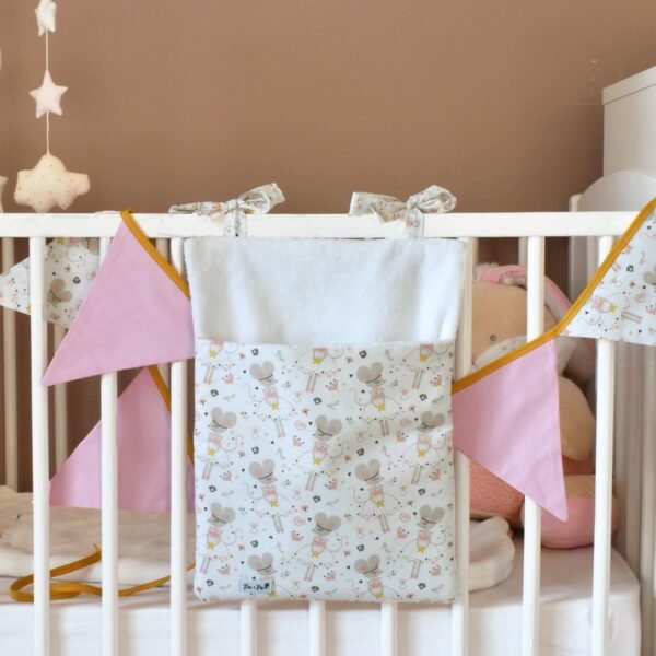 Range-pyjama Ballerina vic et pic tissu rangement chambre bébé maman accessoires décoration cadeau naissance liste naissance enceinte grossesse future maman